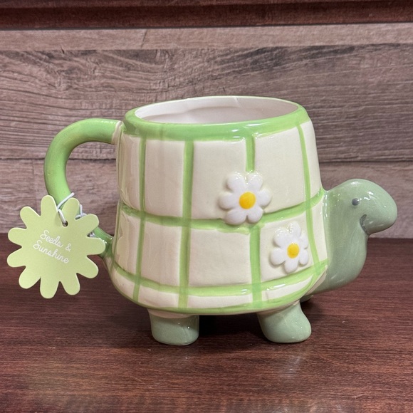 Super Cute Tortoise ๐ข Mug Painted by Hand - NEW - Picture 3 of 9